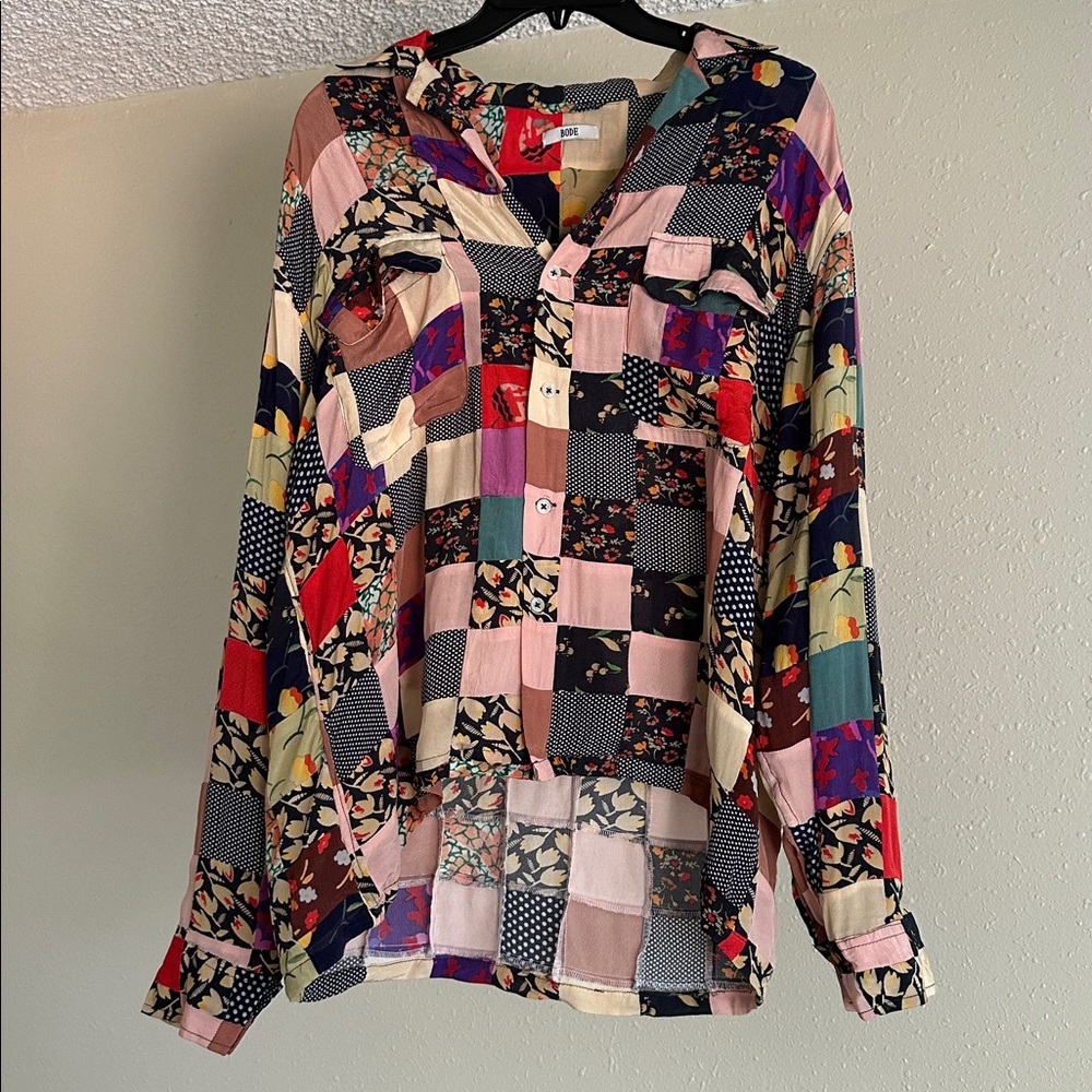 Bode Hari Patchwork Shirt - image 8